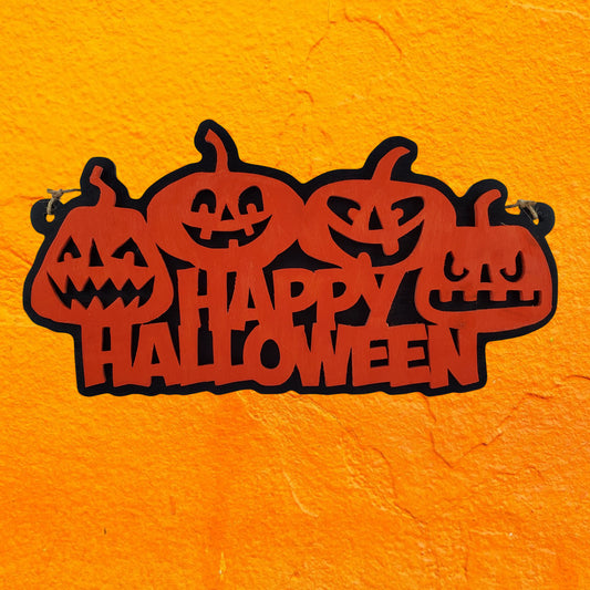 4 Pumpkin Happy Halloween