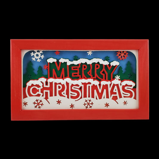 Merry Christmas Plaque