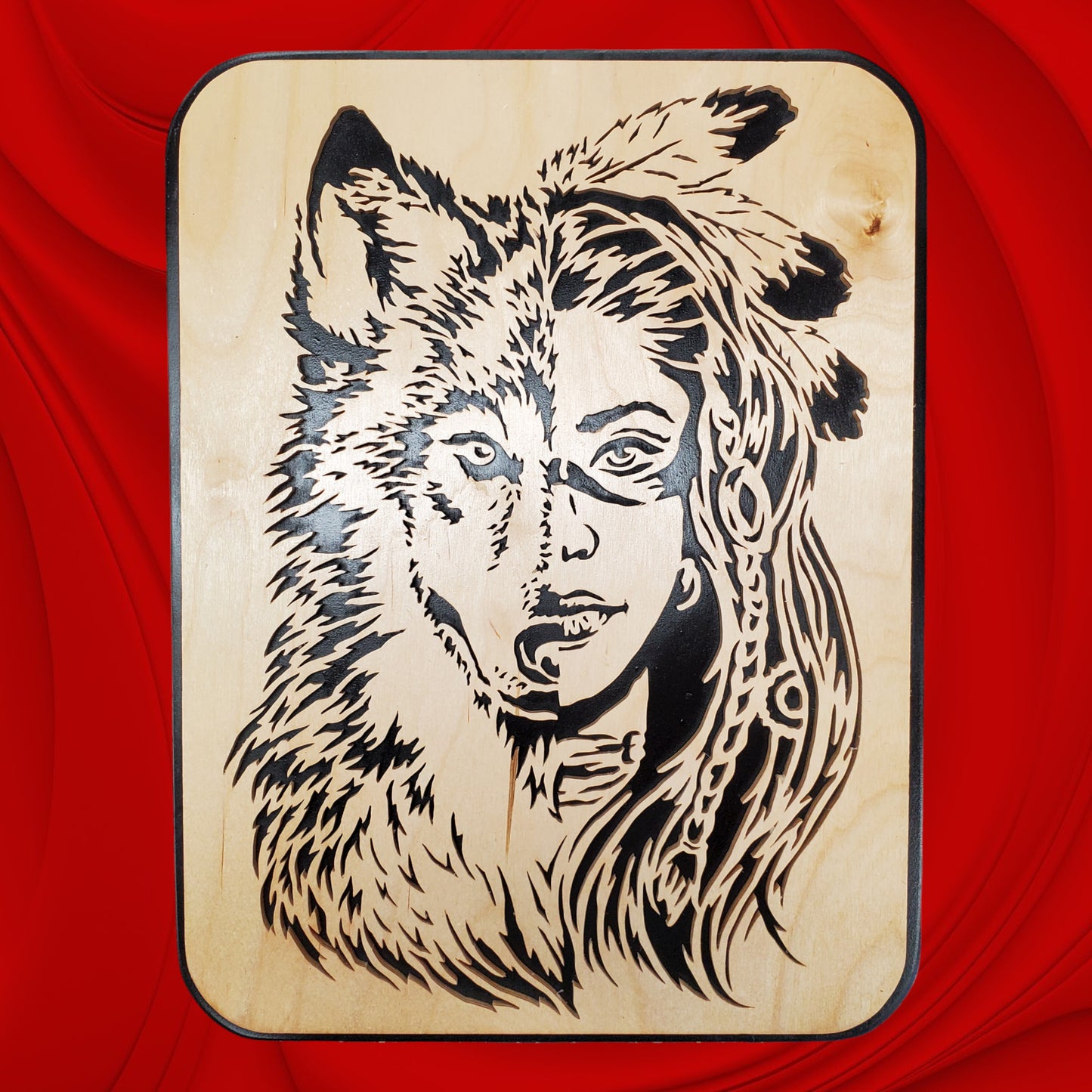 Indian Woman/Wolf