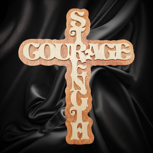 Courage & Strength Cross