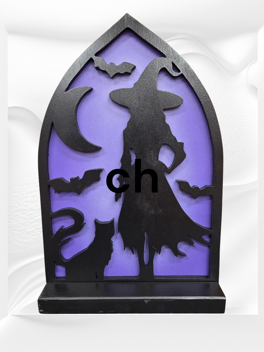 Witch Window Silhouette